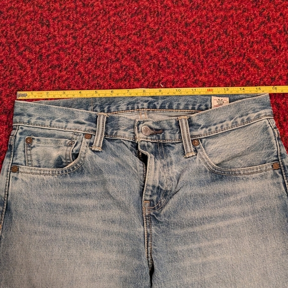 SASHIKO Levi's White Oak Cone Denim 511 vintage jeans with sashiko repair - Picture 8 of 11